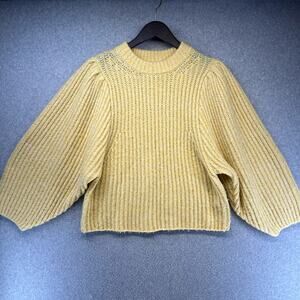 Topshop Womens Knit Sweater Size Small (US 4-6) Yellow Cute